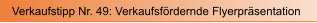 Verkaufstipp Nr. 49: Verkaufsf�rdernde Flyerpr�sentation
